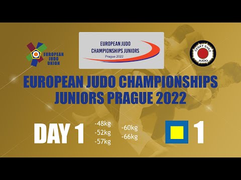 Day 1 - Tatami 1 - European Judo Championships Juniors Prague 2022