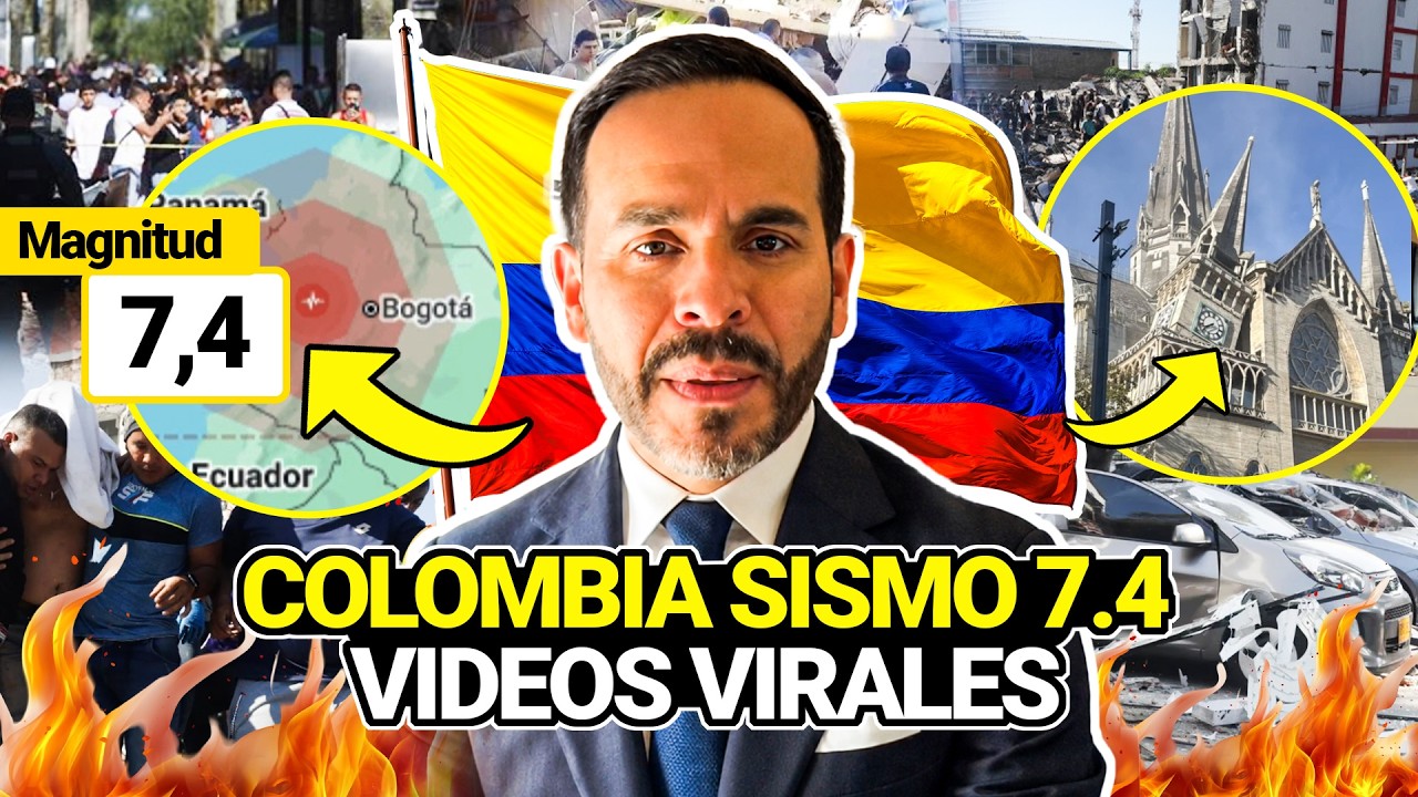 SISMO en COLOMBIA! ¿ESTÁN AUMENTANDO los TERREMOTOS en el MUNDO? IMÁGENES IMPACTANTES! 7.4!