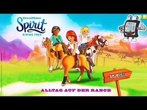 PLAYMOBIL SPIRIT Riding Free PFERDE SPIEL | Nina baut für Lucky Pferdebox auf Ranch | Browser Game
