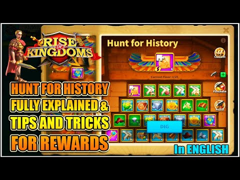 Hunt for History Tips and Tricks in Rise of Kingdoms (In English)
