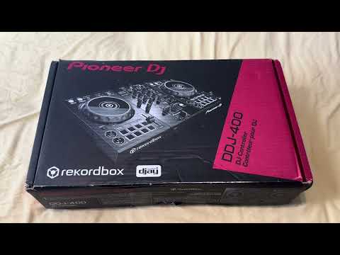 Unboxing the pioneer DDJ-400 2 channel DJ controller for rekordbox (black) #proaudio #music