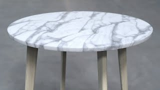 Modern Marble & Wood Side Table Beginner Tutorial (Procedural Texture & UV Unwrapping)