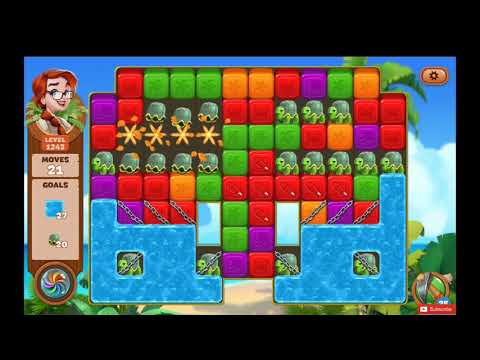 Lost Island Blast Adventure Level 1243 NO BOOSTERS - A S GAMING