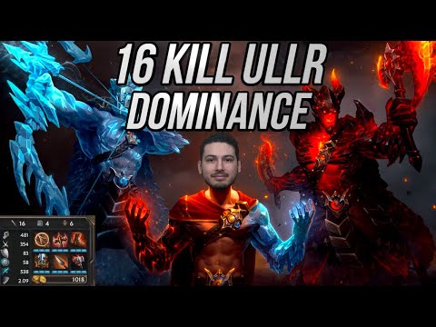 HOW TO MAKE THE ENEMY ADC UNINSTALL - 16 Kill Ullr Destruction - Smite Masters Ranked