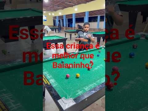 🎱 Esse menino de Iaçu (BA) será o novo Baianinho de Mauá? 😱 Olha a trancada que Ícaro fez!