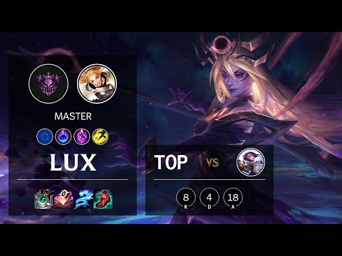 Lux Top vs Fiora - EUW Master Patch 11.3