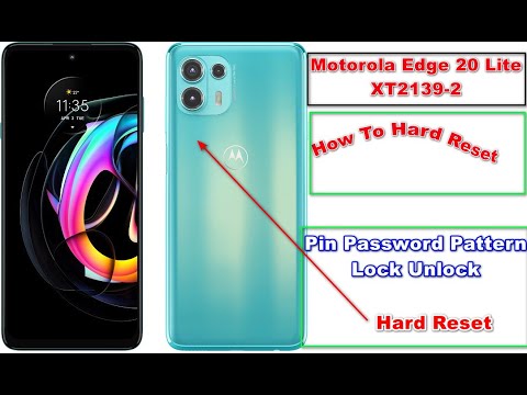 How To Hard Reset Motorola Edge 20 Lite (XT2139-2) - Motorola Edge  Pin Password Pattern Lock Unlock
