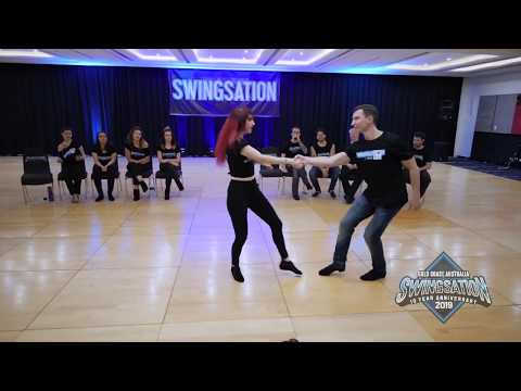 Improv West Coast Swing Semion Ovsiannikov & Larisa Schubert Pro Jack & Jill Show Swingsation 2019