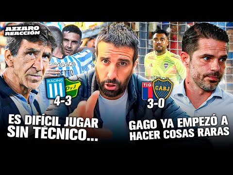 PERDIÓ BOCA EN EL DEBUT DE GAGO Y GANÓ RACING (3-0 VS TIGRE Y 4-3 A DEFENSA Y JUSTICIA)