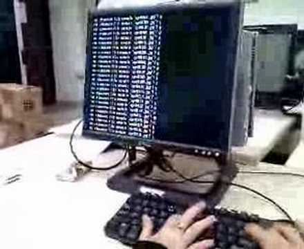 Students with Unix Terminal