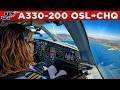 Sunclass Airbus A330 200 Cockpit Oslo To Chania