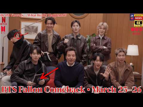 Kim Taehyung 18.4M Viewers?! BTS Fallon Comeback 2026 Leaves the World in Shock !