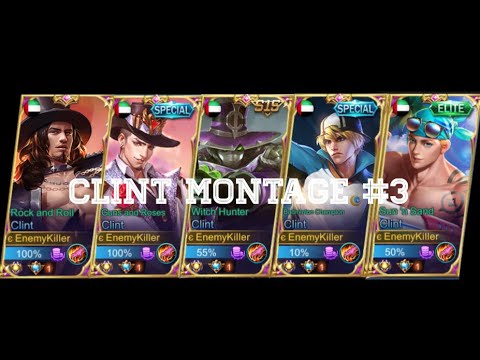 Clint Montage #3 Finally Reached Top 1 Global Clint😍