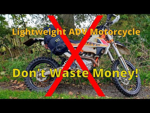 Building a Lightweight Adventure Motorcycle: Don't Waste Money