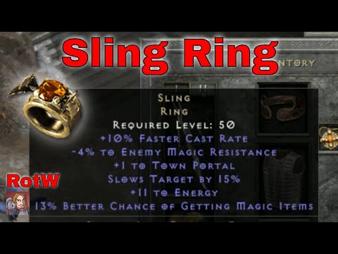 D2R Unique Items - Sling (Ring) [Totally Not Dr Strange's}