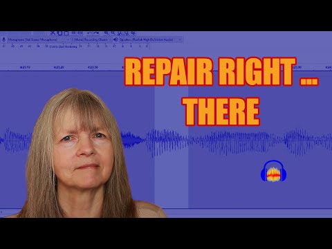 Audacity Tutorial: Using the Repair Function