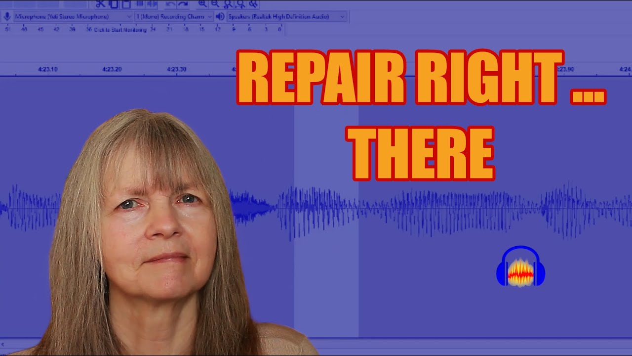 Audacity Tutorial: Using the Repair Function