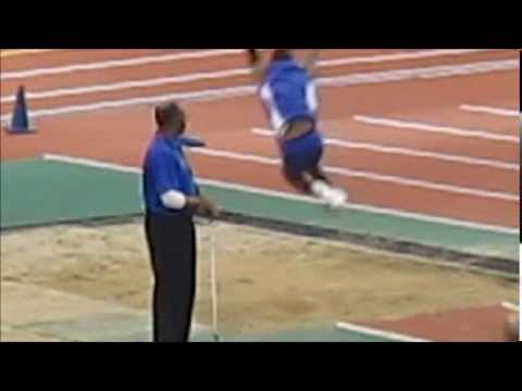 Latario Minns 2014 NJCAA Men's National Triple Jump Champion 3/8/2014