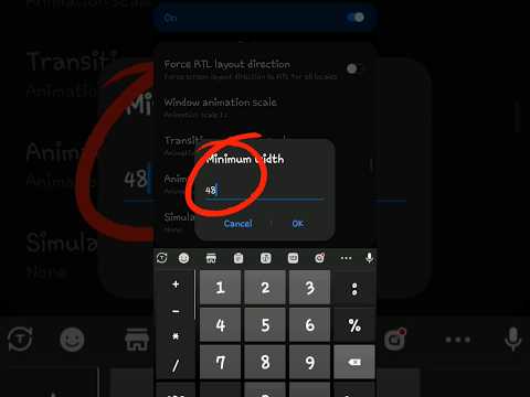 Developer option (DPI) | Samsung a30s, a30,a12,a13,a50,s23, #viral #dpi #dpifreefire #dpisettings