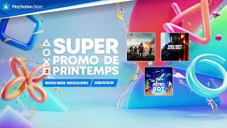 PlayStation Store - Super Promo de Printemps 2026 jusqu'au 8 avril | PS5, PS4