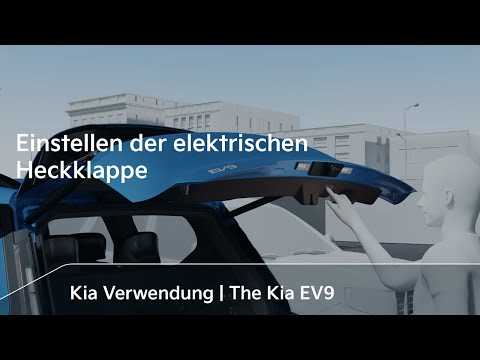 Einstellen der elektrischen Heckklappe｜The Kia EV9
