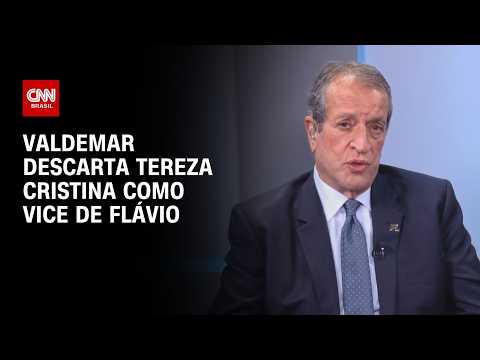 Valdemar Costa Neto descarta Tereza Cristina como vice de Flávio Bolsonaro | CNN 360°