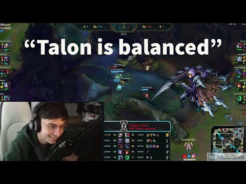 Caedrel Can't Believe How Broken Talon JUNGLE Is!!
