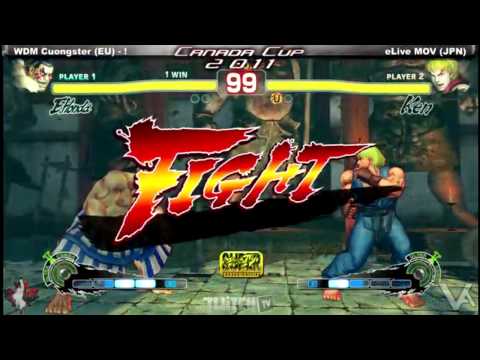 Canada Cup Gaming 2011 SSF4AE WDM Cuongster EU vs eLive MOV JPN
