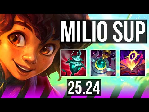 MILIO & Vayne vs TAHM KENCH & Yunara (SUP) | EUW Master | 25.24