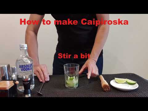 How to make Caipiroska