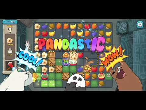 We Bare Bears Match3 Repairs Level 628 - No Boosters