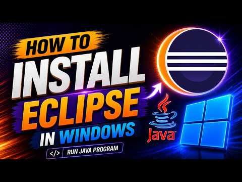 How To Install Eclipse Ide On Windows 1011 2026 Run Java Program In Eclipse Tutorial