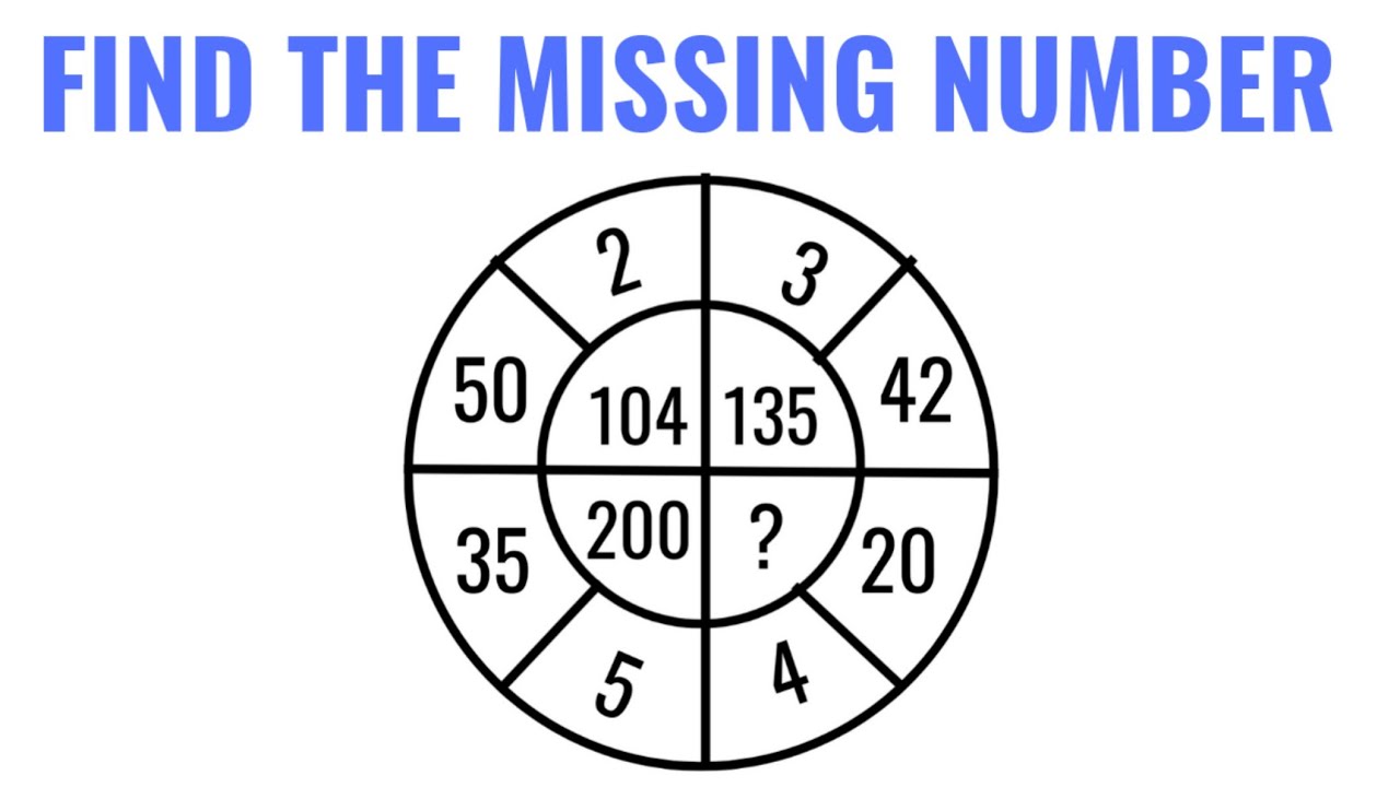 The 5 Best Missing Number Puzzles With Answers |Logical Reasoning Tricks