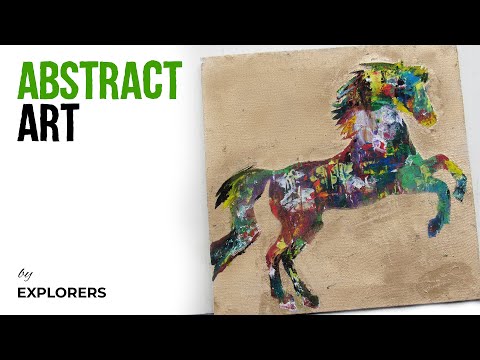 SPRAY PAINT ART, COLORFUL HORSE | AN AMAZING ART BY EXPLORERS