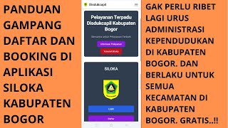 Download lagu Cara Daftar SILOKA & Booking Antrian Pengurusan Administrasi Kependudukan Kabupaten Bogor mp3