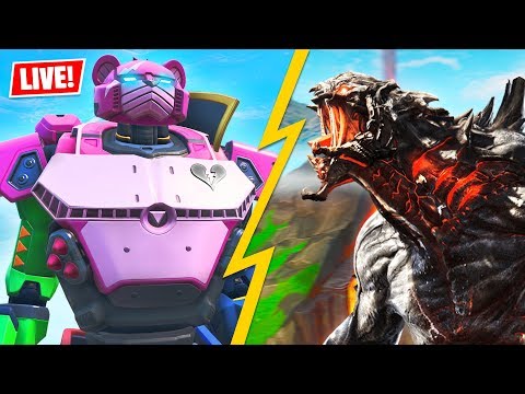 ROBOT vs MONSTER EVENT is HAPPENING NOW!! (Fortnite Battle Royale)