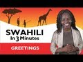 Learn Swahili - Swahili in Three Minutes - Greetings