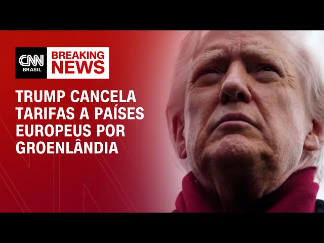 Trump anuncia "estrutura" de acordo sobre Groenlândia e recua sobre tarifas | CNN 360º