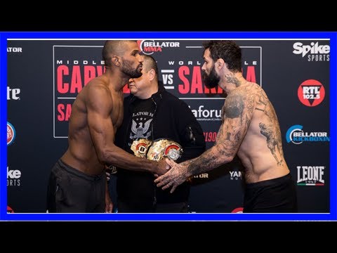Bellator 190 weigh-in results: rafael carvalho vs. alessio sakara title fight official