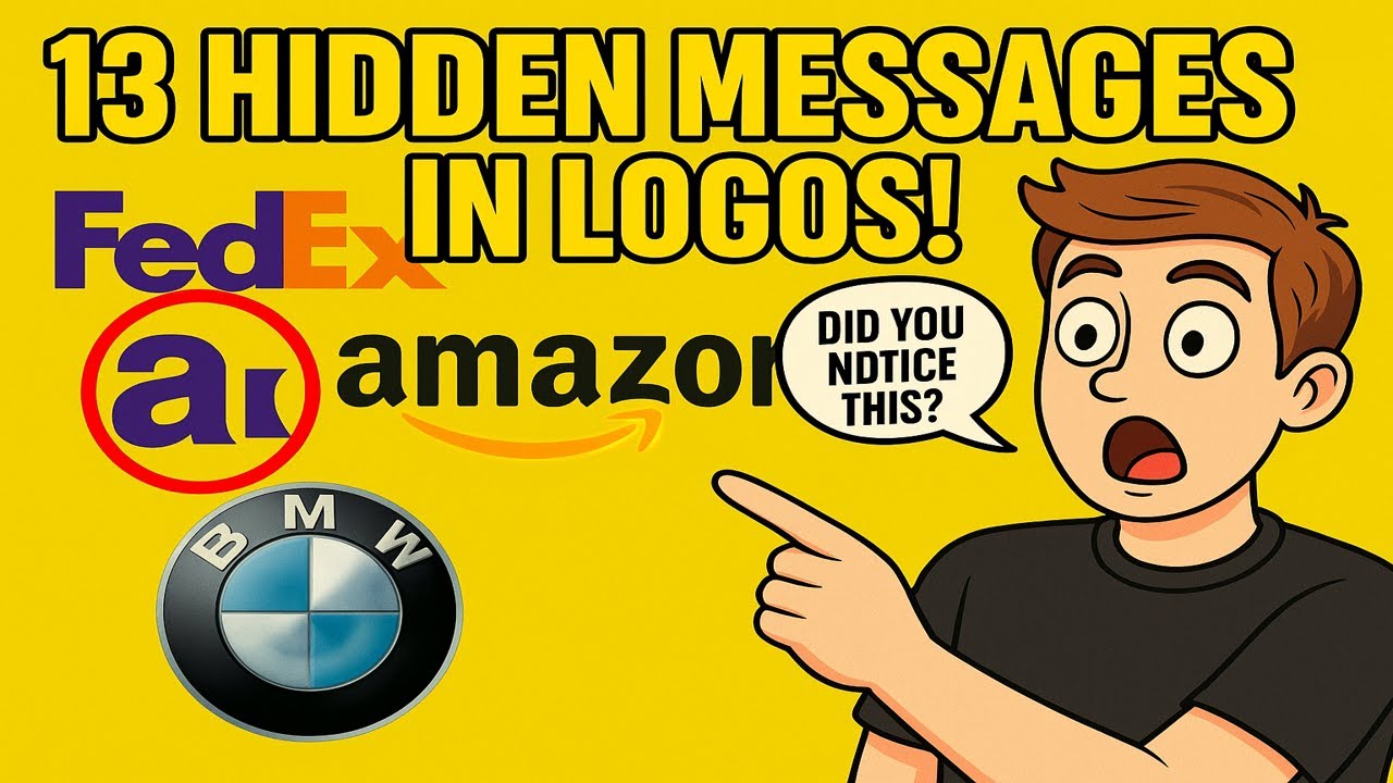 13 Hidden Messages in Famous Logos You Never Noticed!