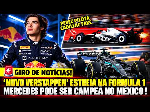 "NOVO VERSTAPPEN" ESTREIA NA F1! PEREZ PILOTA CADILLAC FAKE NO MEXICO E MERCEDES PODE SER CAMPEÃ