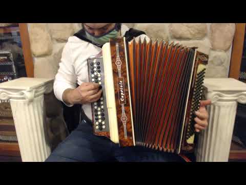 6107 - Red Velvet Capriole Janko Chromatic Button Accordion MM 52 100 $599