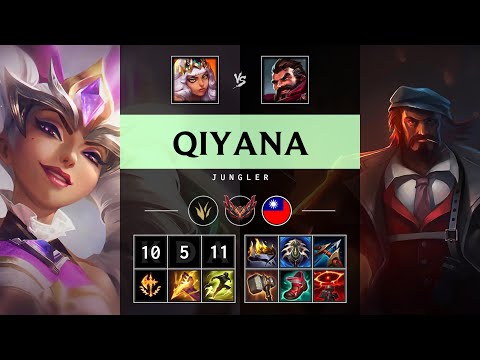 Qiyana Jungle vs Graves - TW Grandmaster Patch 25.05