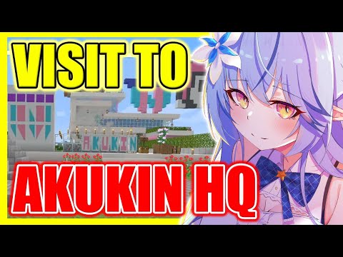 holoyume - VTuber ENG Subs ホロ夢 - 【ENG Sub】Lamy Visits AKUKIN HQ After A Long Time - Minecraft【Hololive】