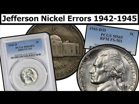 1942-1945 Jefferson War Nickel Errors & Varieties Complete Guide - Values & Clear Explanation