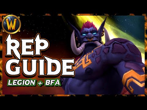 How to Get Legion & Battle for Azeroth Reputation 💙