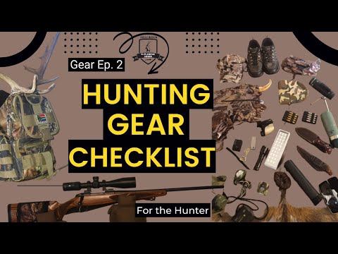 Hunting Gear: Checklist