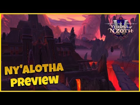 Ny'alotha Raid Zone Preview | Work In Progress | WoW Visions of N'zoth Patch 8.3