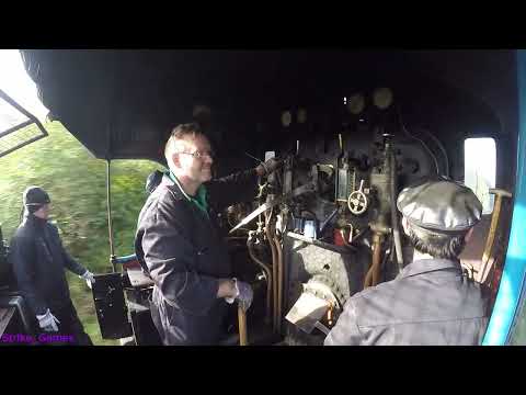 RPSI No.85 Merlin departing Antrim (Footplate View)