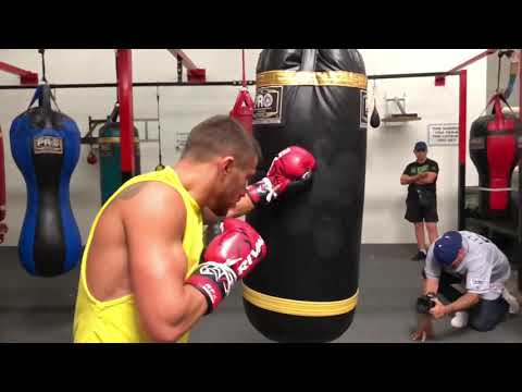 Boxing Superstar Vasyl Lomachenko On The Heavybag Sounds Like Fireworks